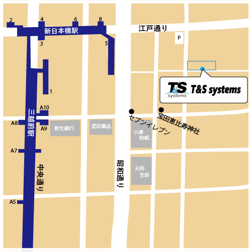 T&S systemsマップ